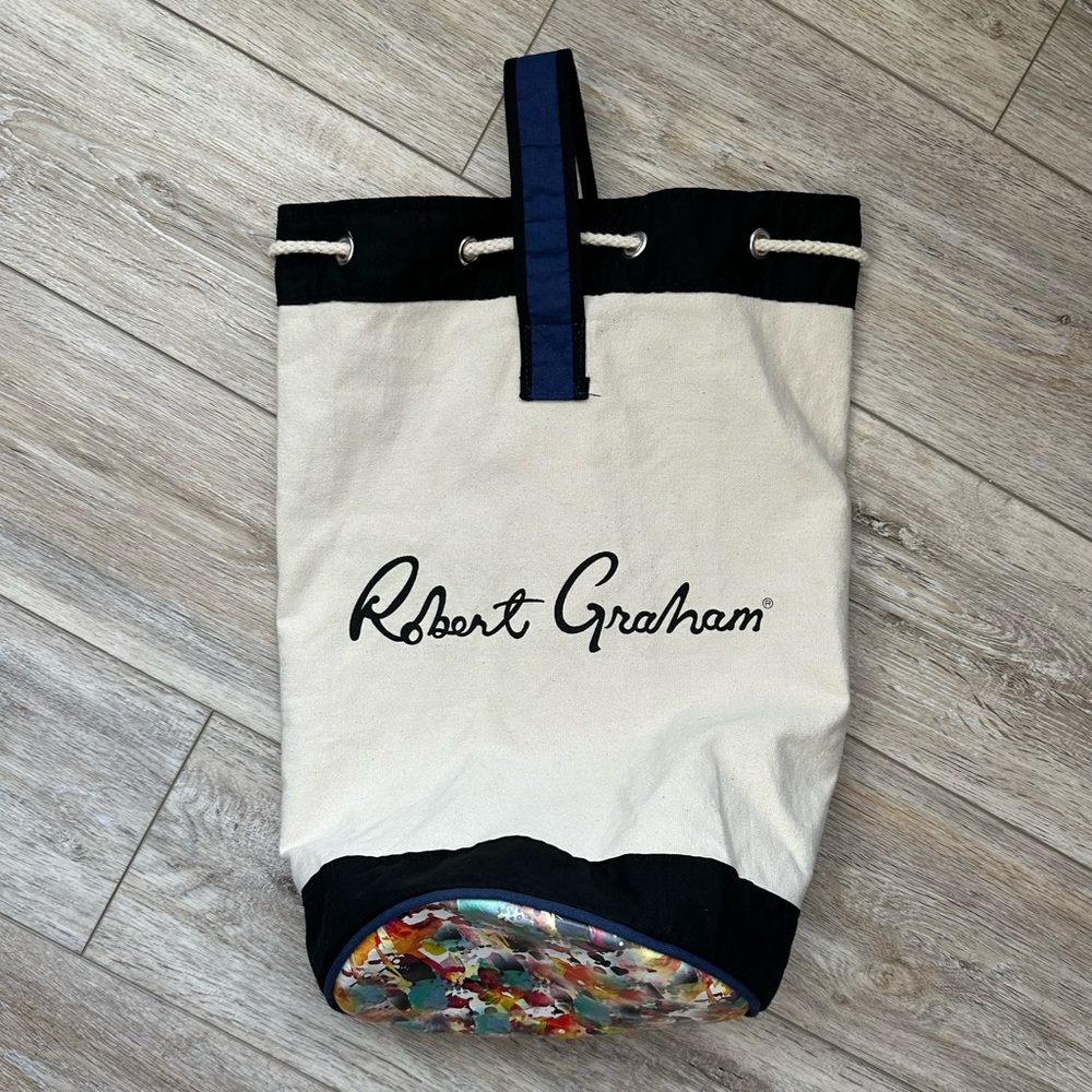 Robert Graham Drawstring Canvas Bag - image 1